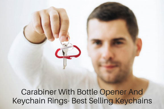 Carabiner With Bottle Opener And Keychain Rings- Best Selling Keychains (1)