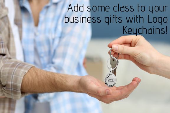 Add some class to your business gifts with Logo Keychains