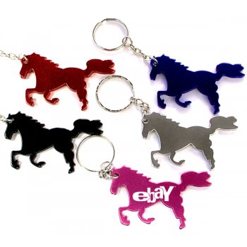 Horse Shape Custom Bottle Opener Keychains