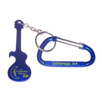 Personalized Guitar Shape Bottle Opener Keychains