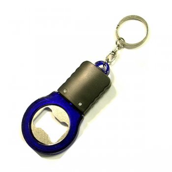 Customized Unique LED Flashlight With Bottle Opener Keychains