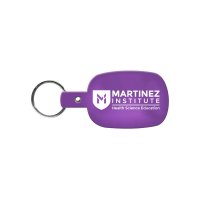 Promotional Round Rectangle Flexible Key-Tags