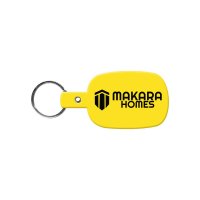 Promotional Round Rectangle Flexible Key-Tags